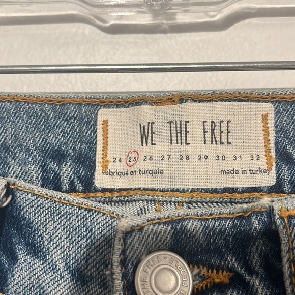 ⚡️Free People We The Free Stella High-Waisted Distressed Skinny Jeans -  size 25 - Picture 8 of 12